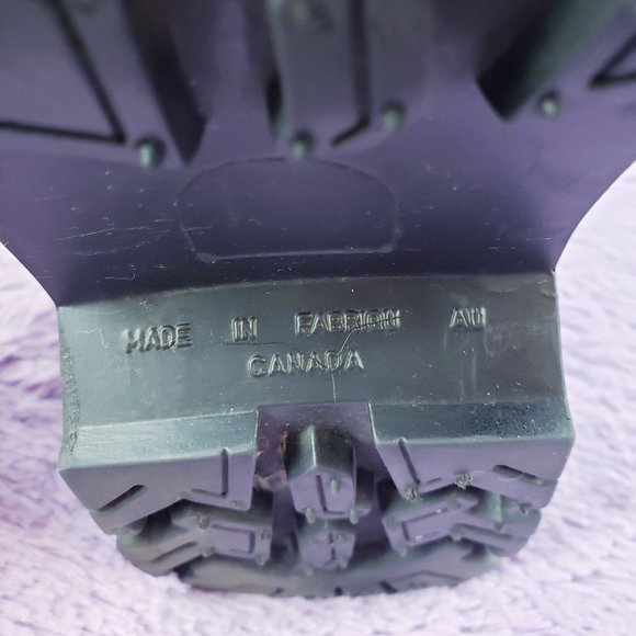 Made in Canada Waterproof Leather Alpine Hiker Sheepskin Shearling Boot 6us/4uk - Picture 5 of 8